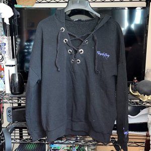 Small Prince "Purple Rain" Lace Up Hoodie